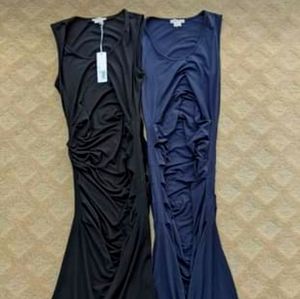 Ingrid and Isabel pleated tank maternity dress